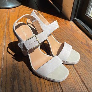 Calvin Klein Bette Kid Suede Heel 10